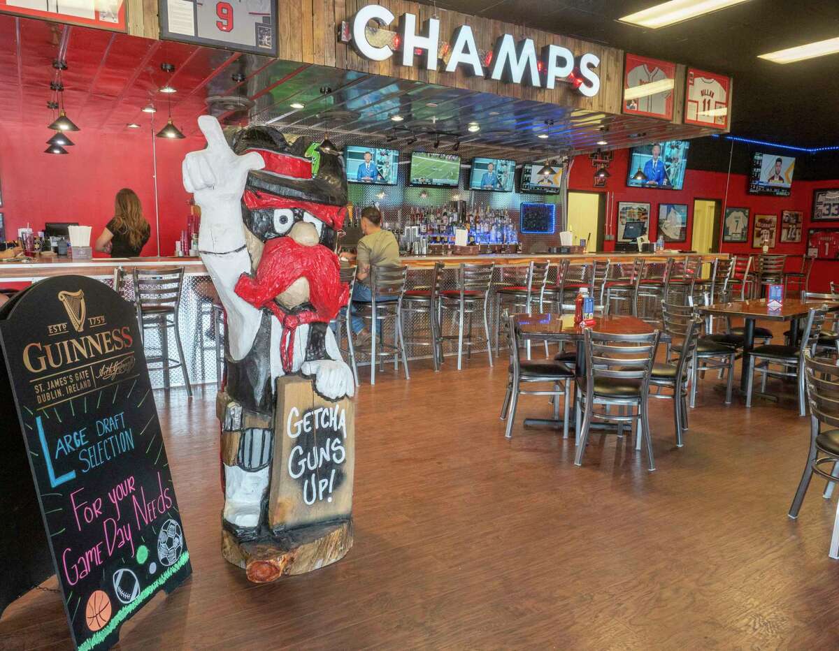 The newly refurbished space for Champs Sports Grill, in Colonnade at Polo Park shopping plaza, is ready to open 09/12/2022 featuring a full bar, TV's lining the walls, and seating indoors and on the patio. Tim Fischer/Reporter-Telegram
