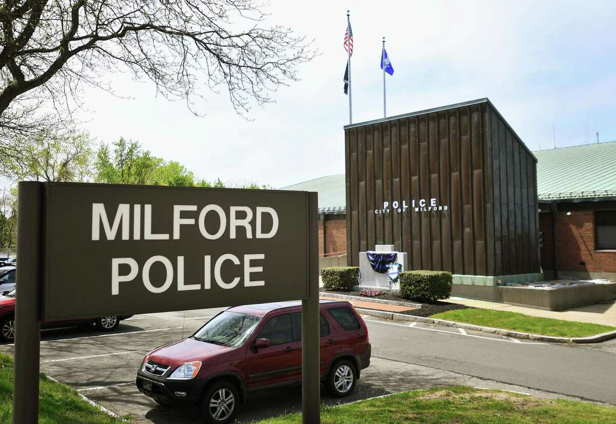 The Milford Police Department in Milford, Conn. on Friday, May 13, 2022.