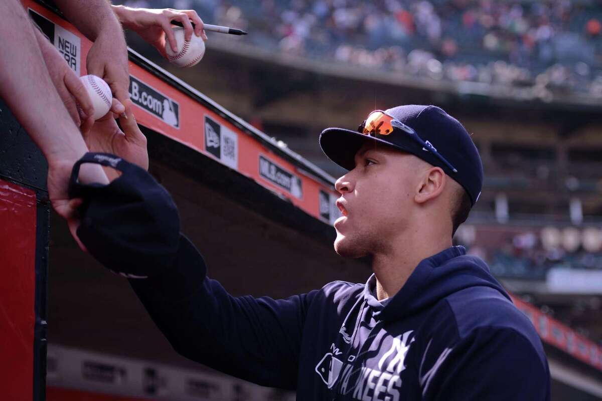 Giants GM's reaction to offseason question about Aaron Judge