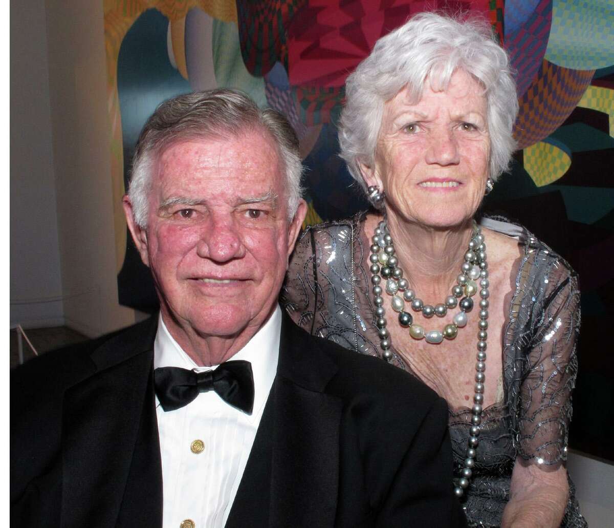 Lowry Mays and Peggy Mays pictured in 2012.