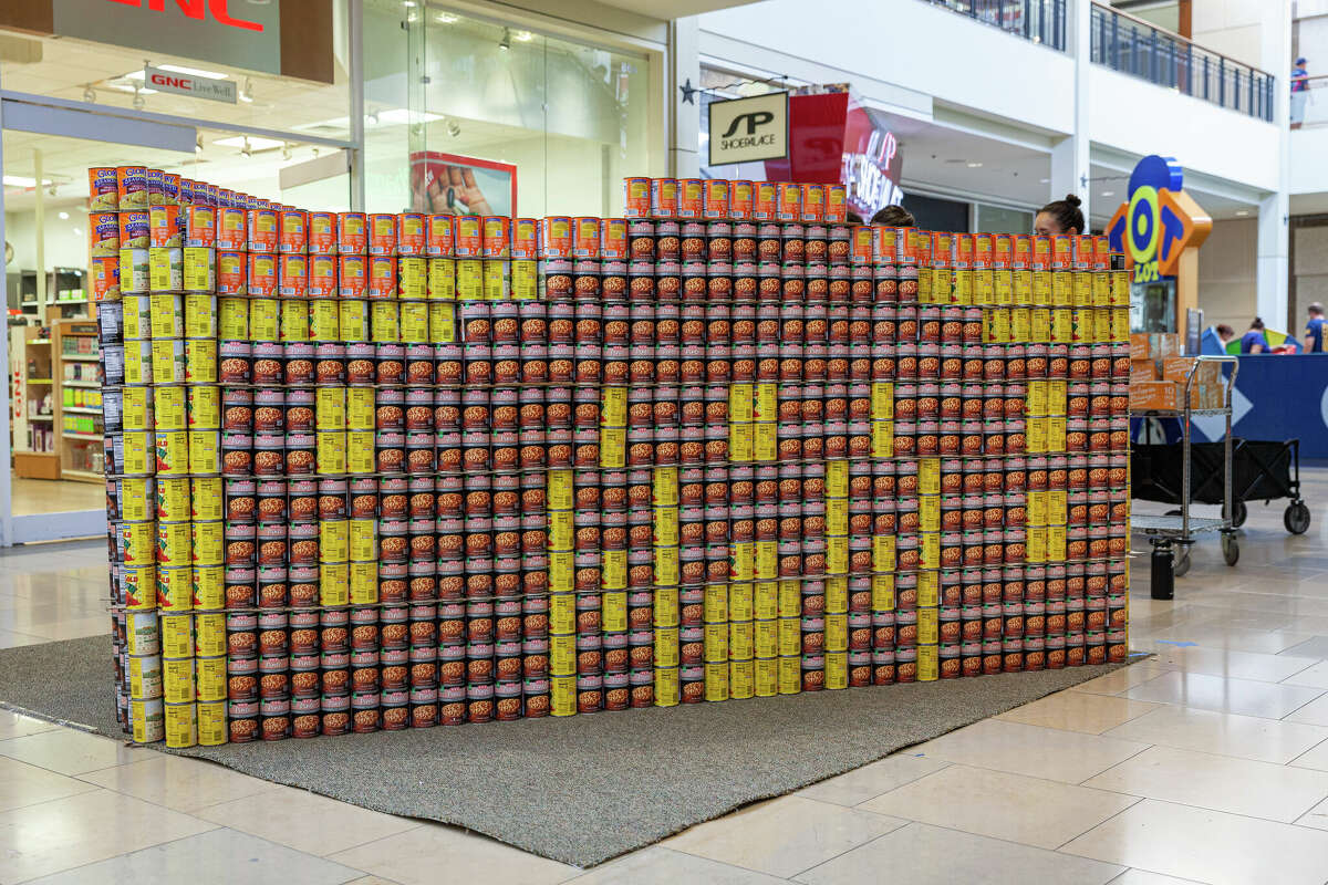 Canned' canvases on display at NorthPark Center for annual CANstruction  competition