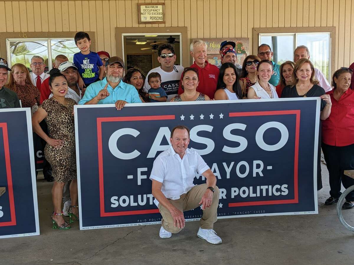 Former City of Laredo Council Member Alfonso “Poncho” Casso announced his official running for mayor with a major kickoff event with supporters that came and went throughout the day on Sunday Sept. 11, 2022. 