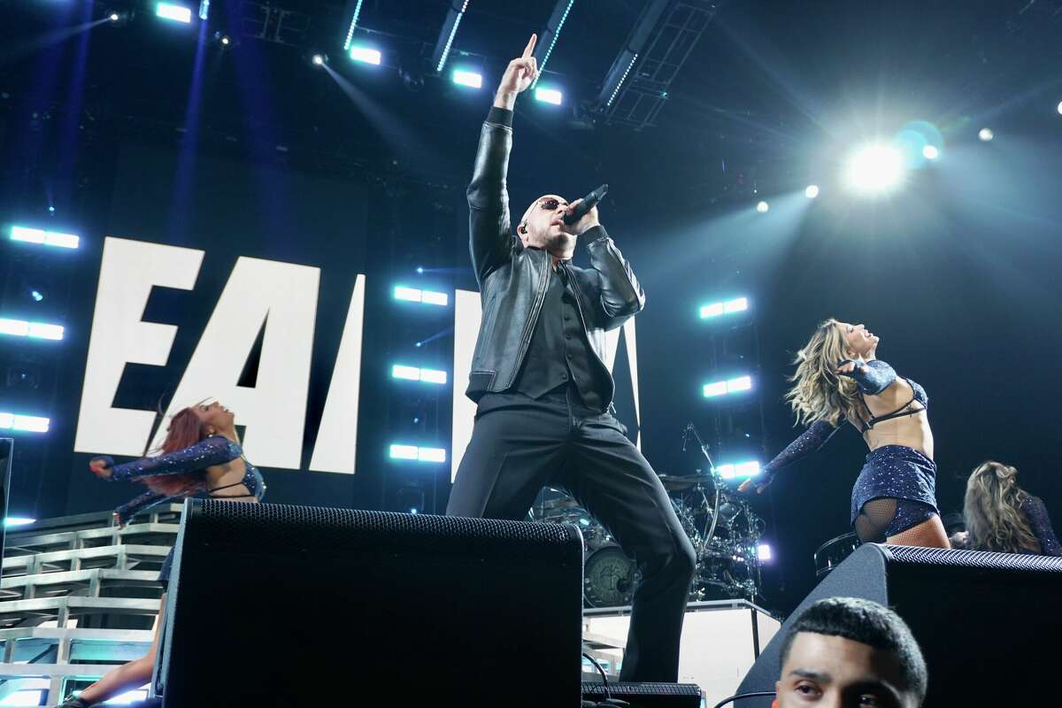 Pitbull and Iggy Azalea performed at Sames Auto Arena on Saturday September 10, 2022. 