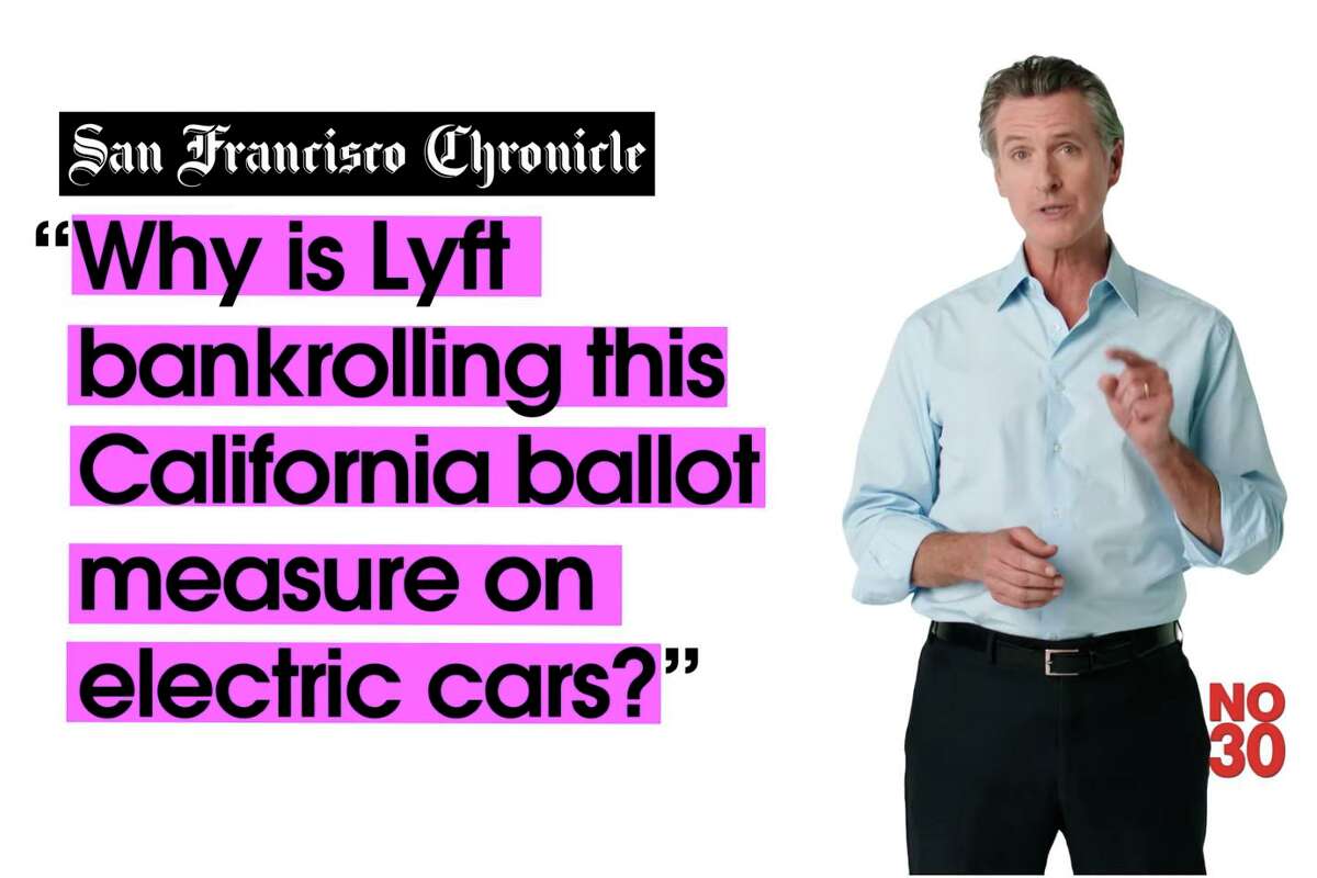 New ad opposing Prop 30 that stars Gov. Newsom as seen in this screengrab from Youtube video.