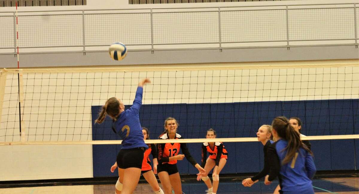 Photos Onekama volleyball swept by Kingsley