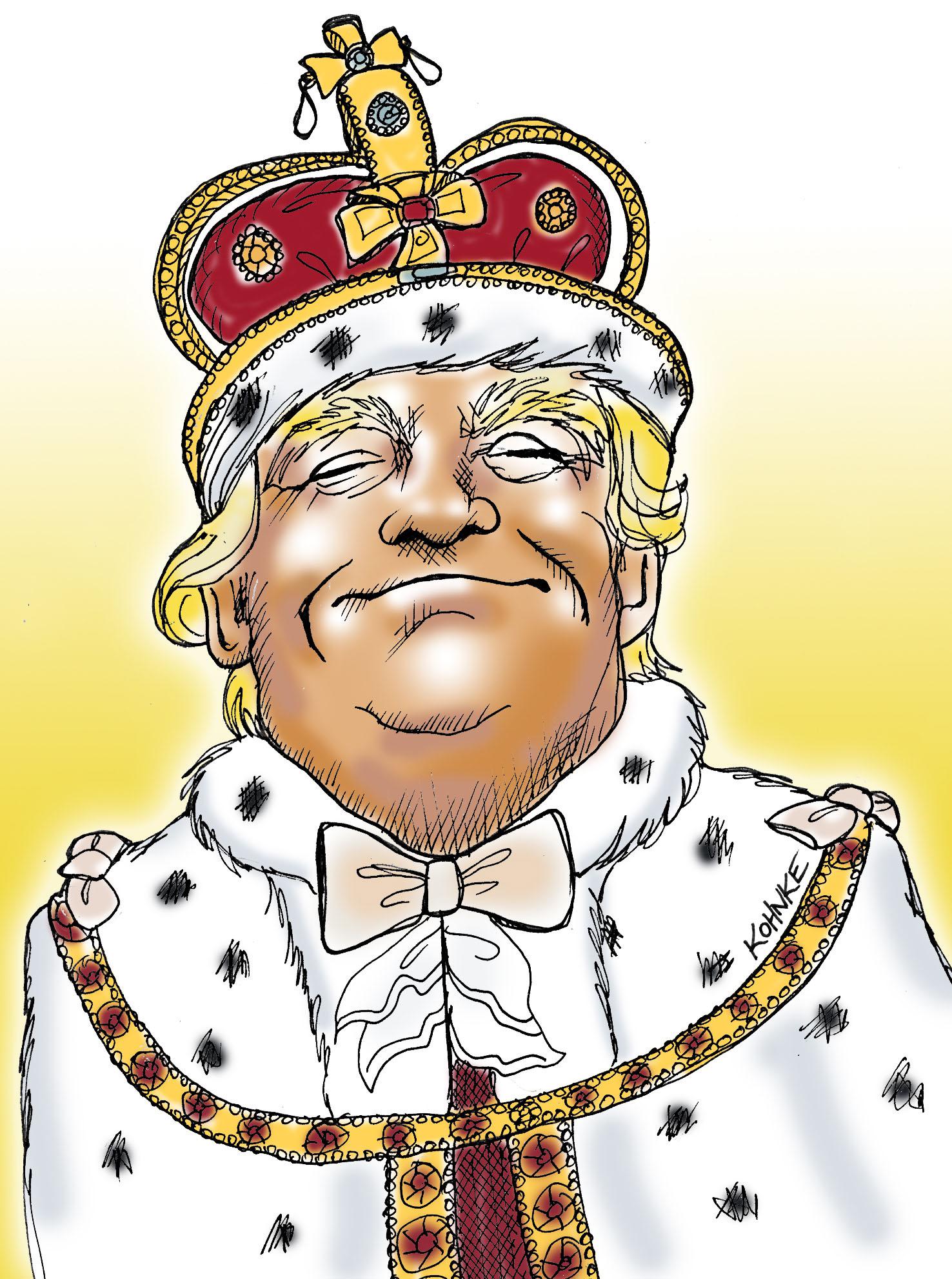 Letter: Can America’s first king (Trump) be stopped?