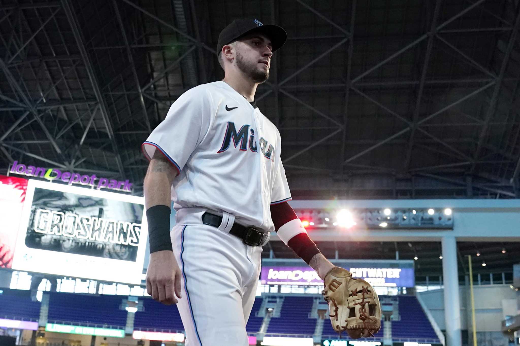 Magnolia's Jordan Groshans starts for Miami in MLB debut