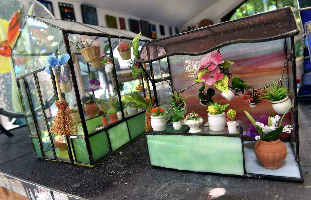 Stained glass artist one of 20 vendors at Marketplace in Branford