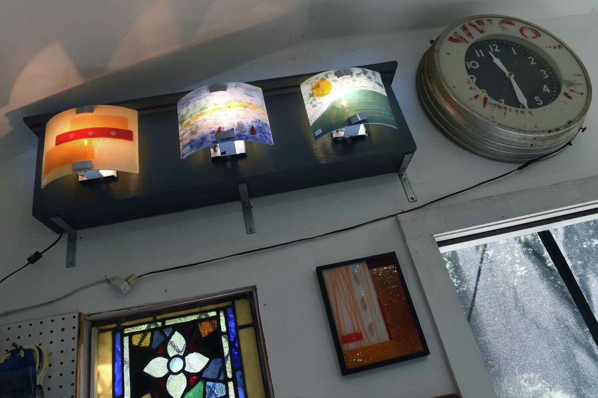 Stained glass artist one of 20 vendors at Marketplace in Branford