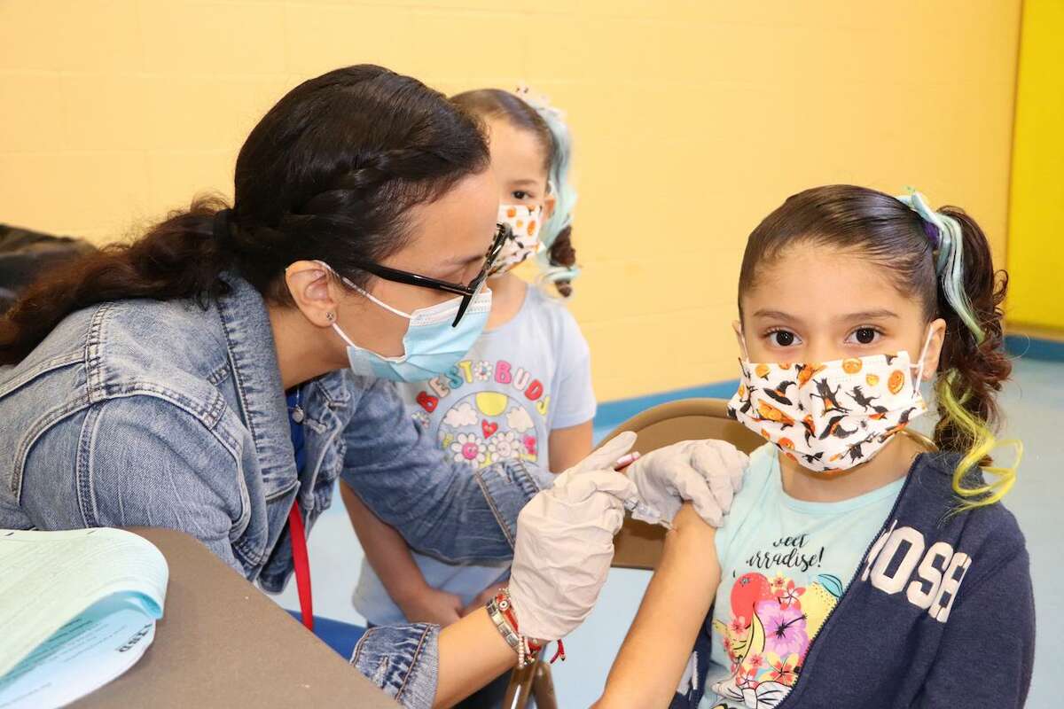 Bruni Elementary School students received their flu shots last year during an LISD Flu clinic.