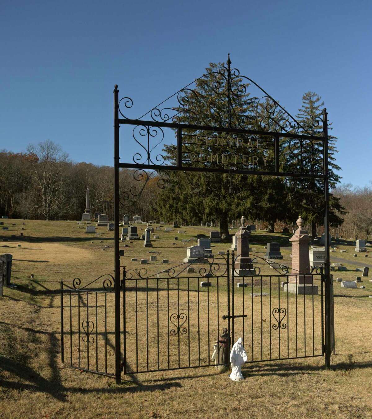 Central Cemetery in Brookfield. Thursday morning, November 21, 2019, in Brookfield, Conn.