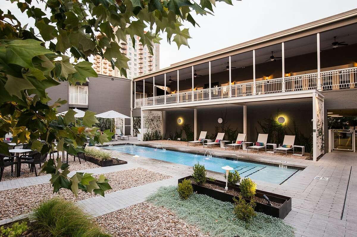 Hotel Ella is a gorgeous boutique hotel in Austin, Texas. The hidden courtyard pool is one of the real highlights.