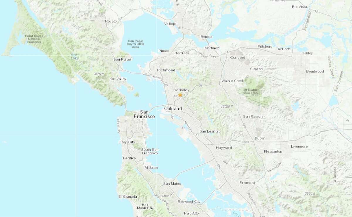 A magnitude 2.9 tremor on the Hayward Fault shook areas of Berkeley, Piedmont, Emeryville, Albany and Oakland at 2:41 a.m. Thursday.
