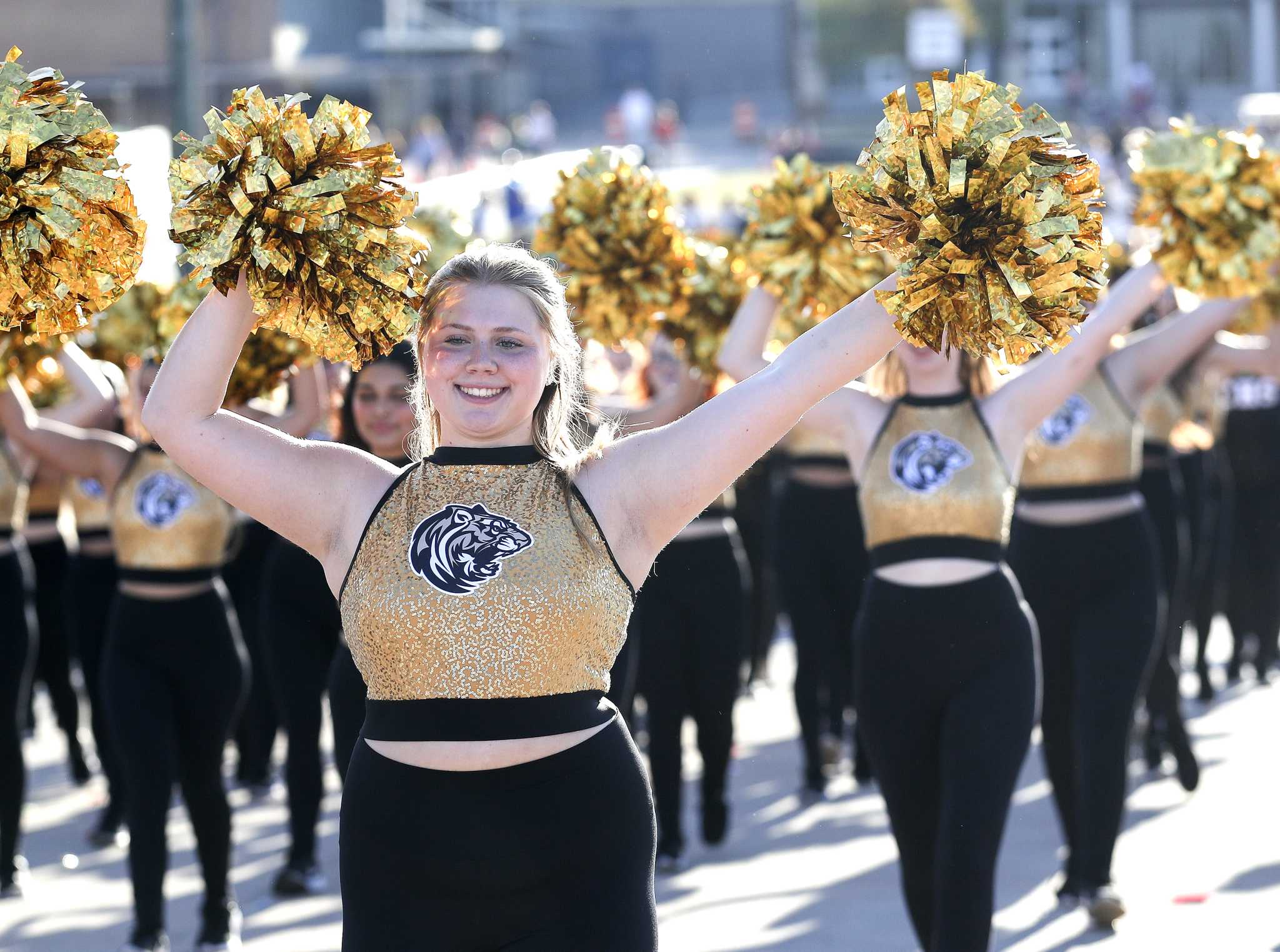 Conroe High Tigers roar into with annual parade