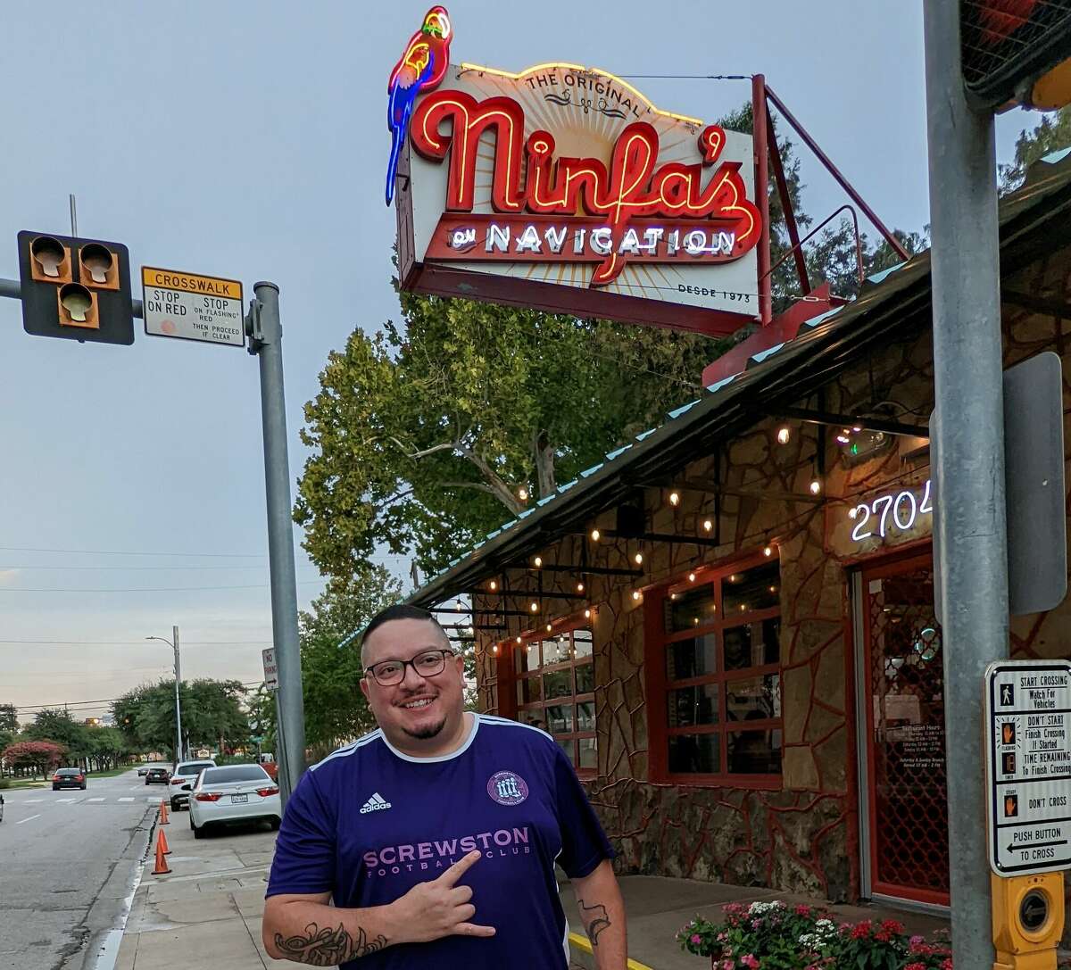 Chron taco columnist Marco Torres has a tradition of celebrating his birthday at Ninfa's.