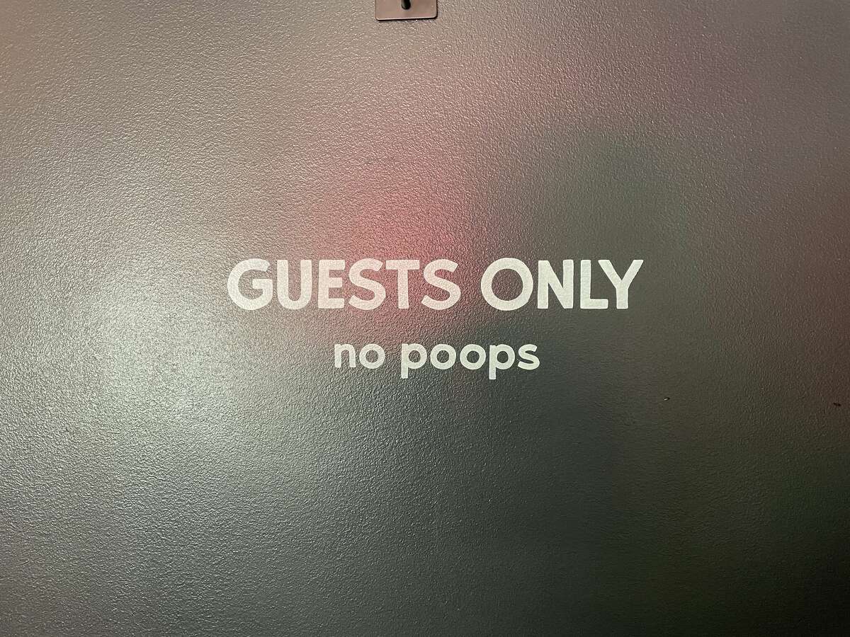 The sign says it all.