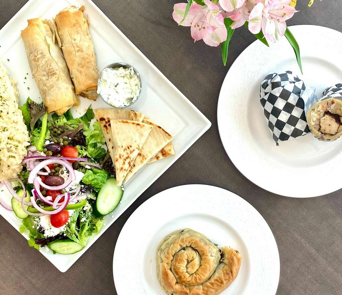 Traditional Greek eats star at Anonymous Cafe.