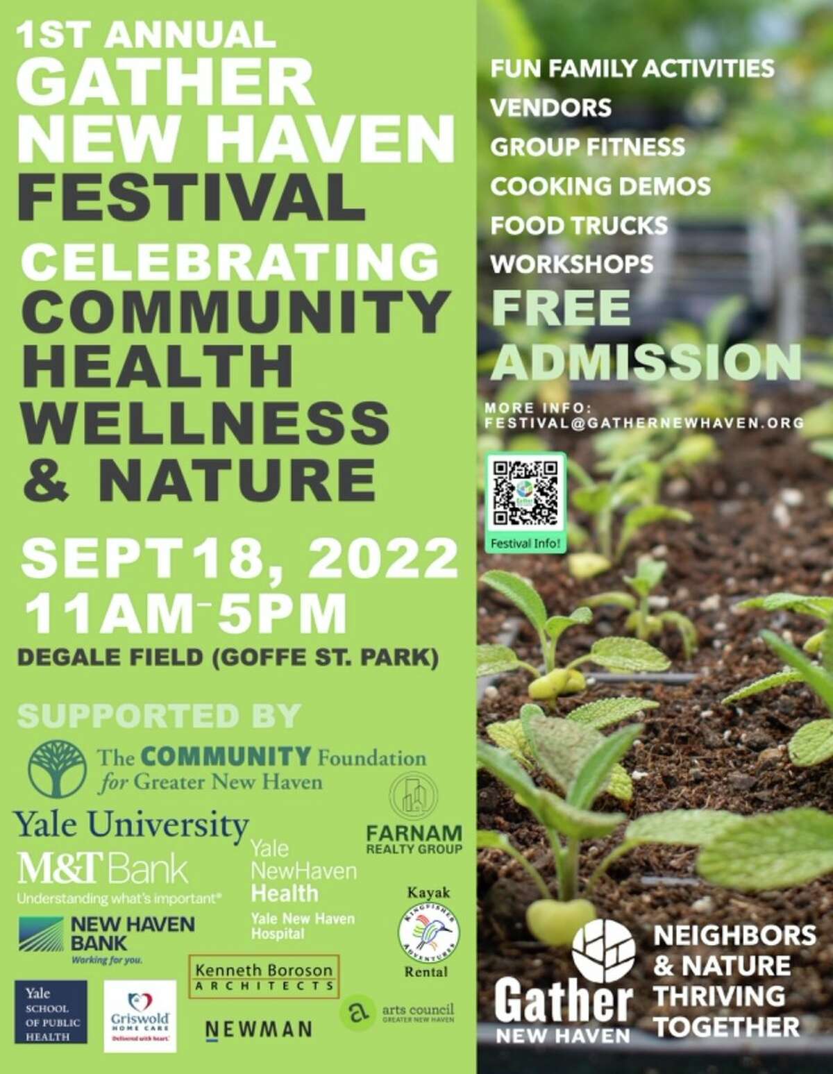 Gather New Haven community fest this Sunday at Goffe Street Park
