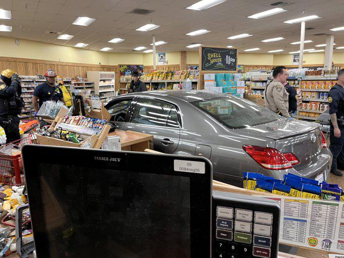 Eight people injured after car rams into a Trader Joe’s in Castro Valley