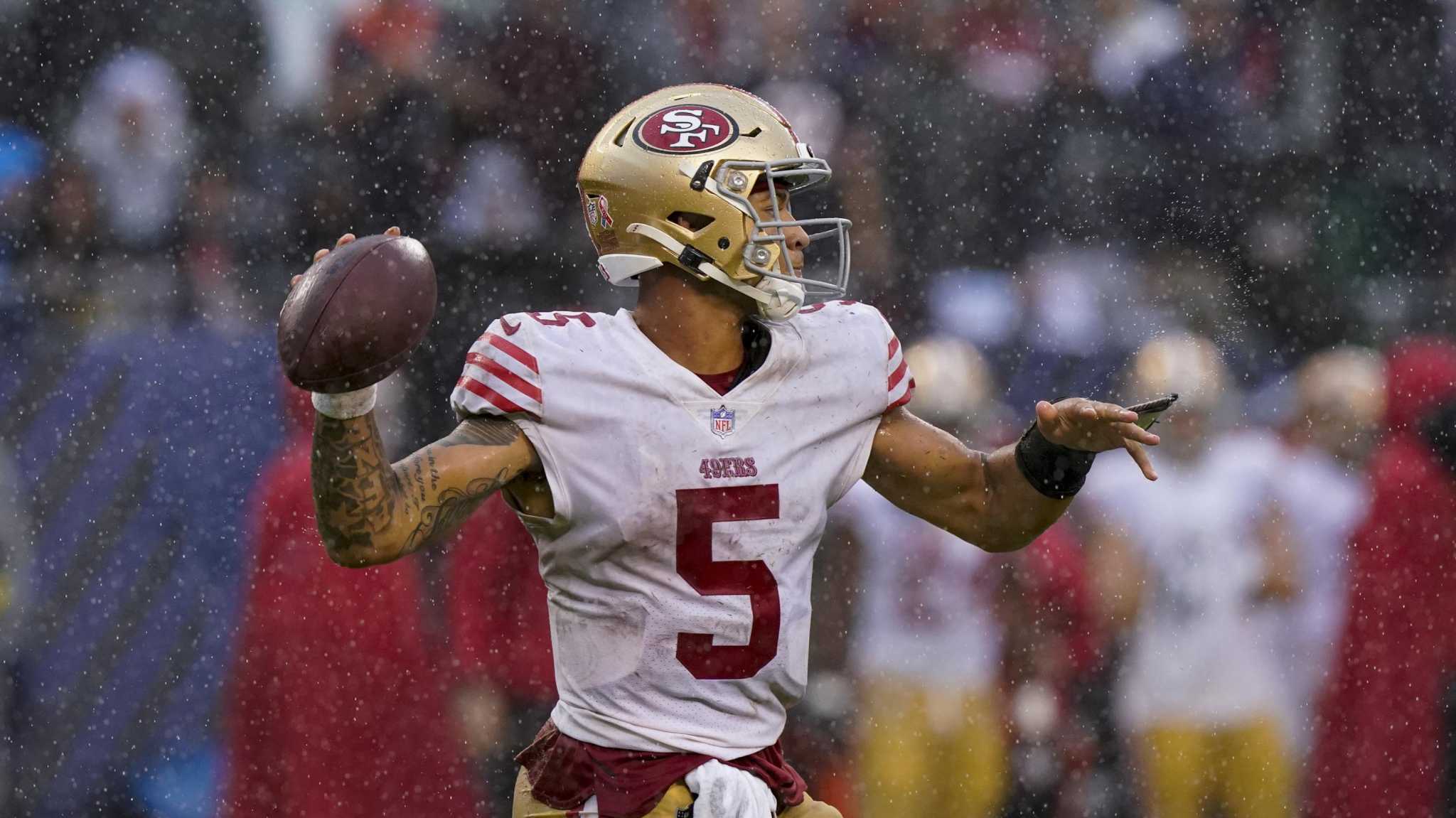 will-trey-lance-and-49ers-have-to-play-in-the-rain-for-a-second
