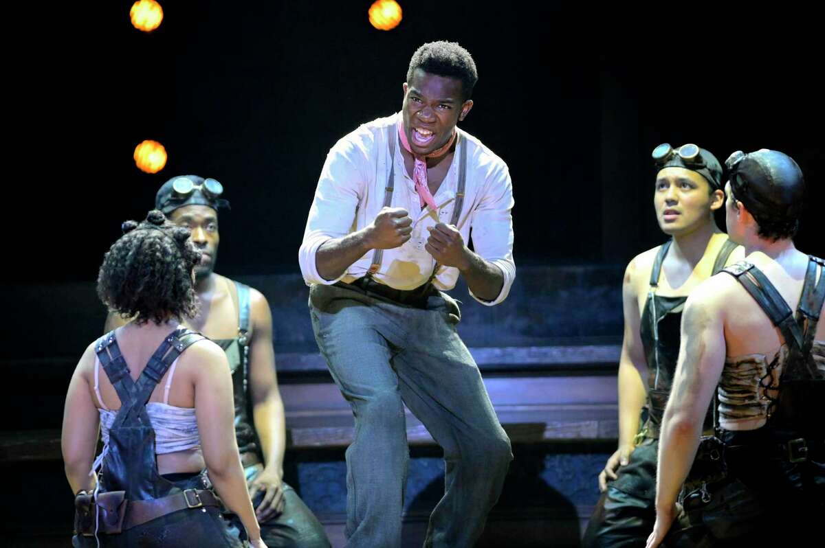 Chibueze Ihuoma plays Orpheus in the touring production of "Hadestown," which continues its run at at the Majestic Theatre this weekend.