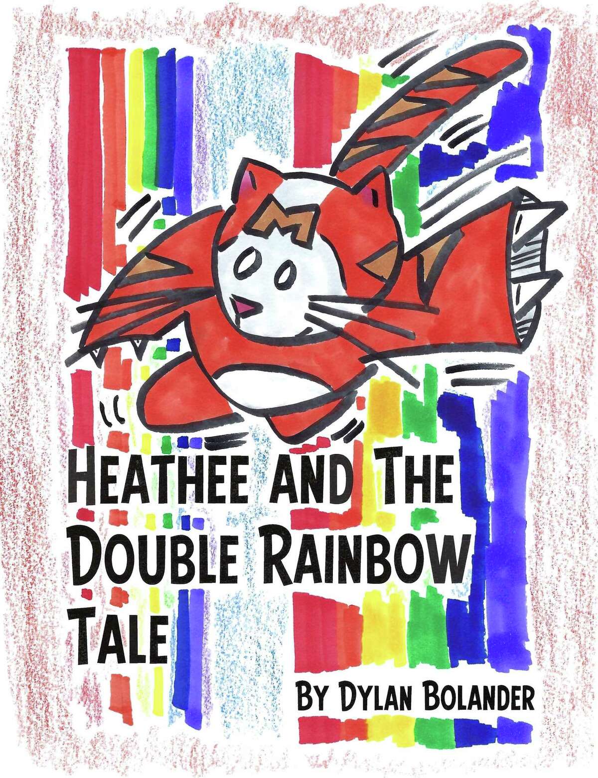 Retired Air Force Master Sgt. Dylan Bolander rescued a kitten he named “Heath” in San Antonio in 2015. “Heath” inspired Bolander to write and illustrate a children’s book about resilience and positivity called “Heathee and the Double Rainbow Tale.”