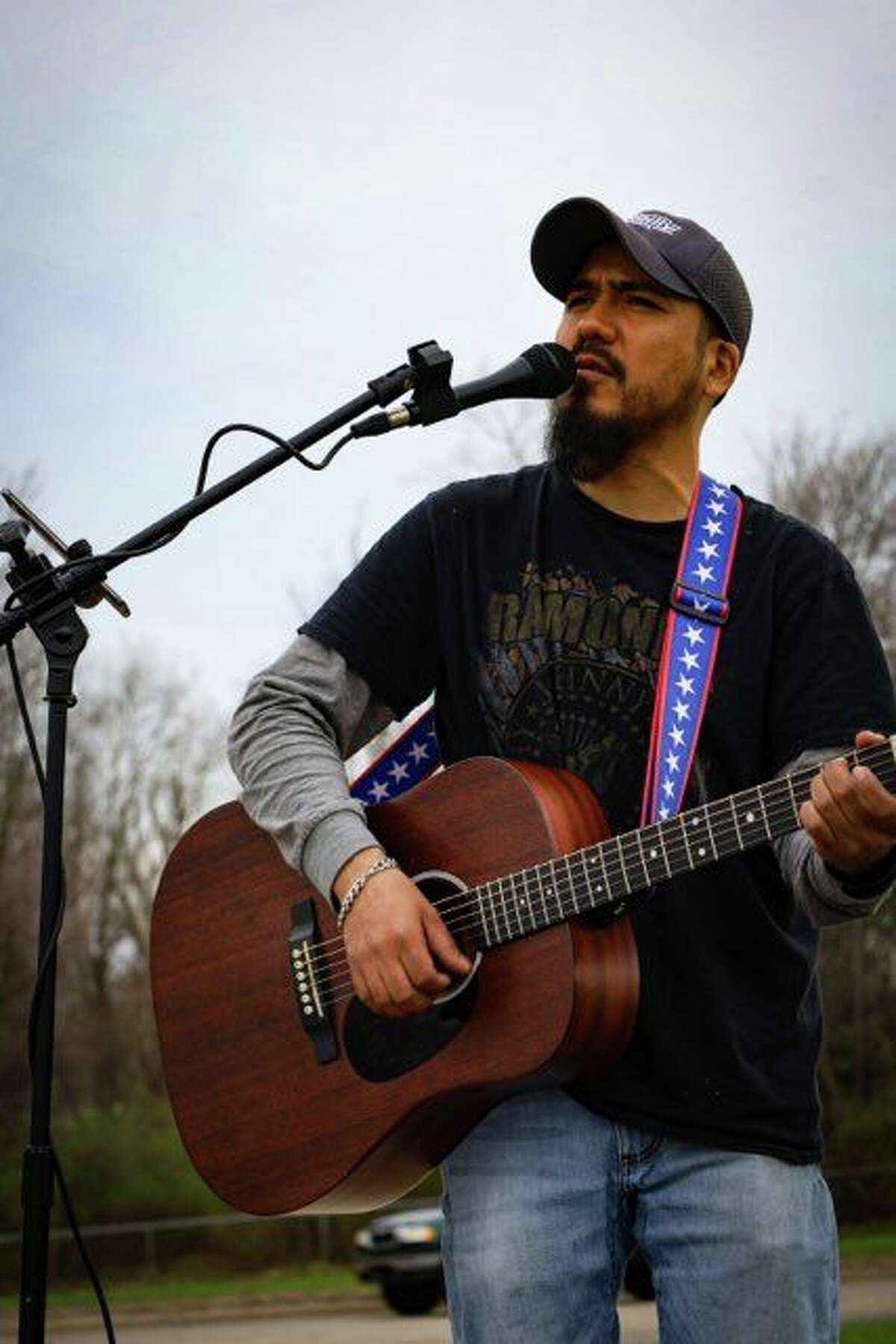 Antonio Aguilar is a musician with a passion for art, who can often be found around Reed City playing his tunes for any passerby to listen to.