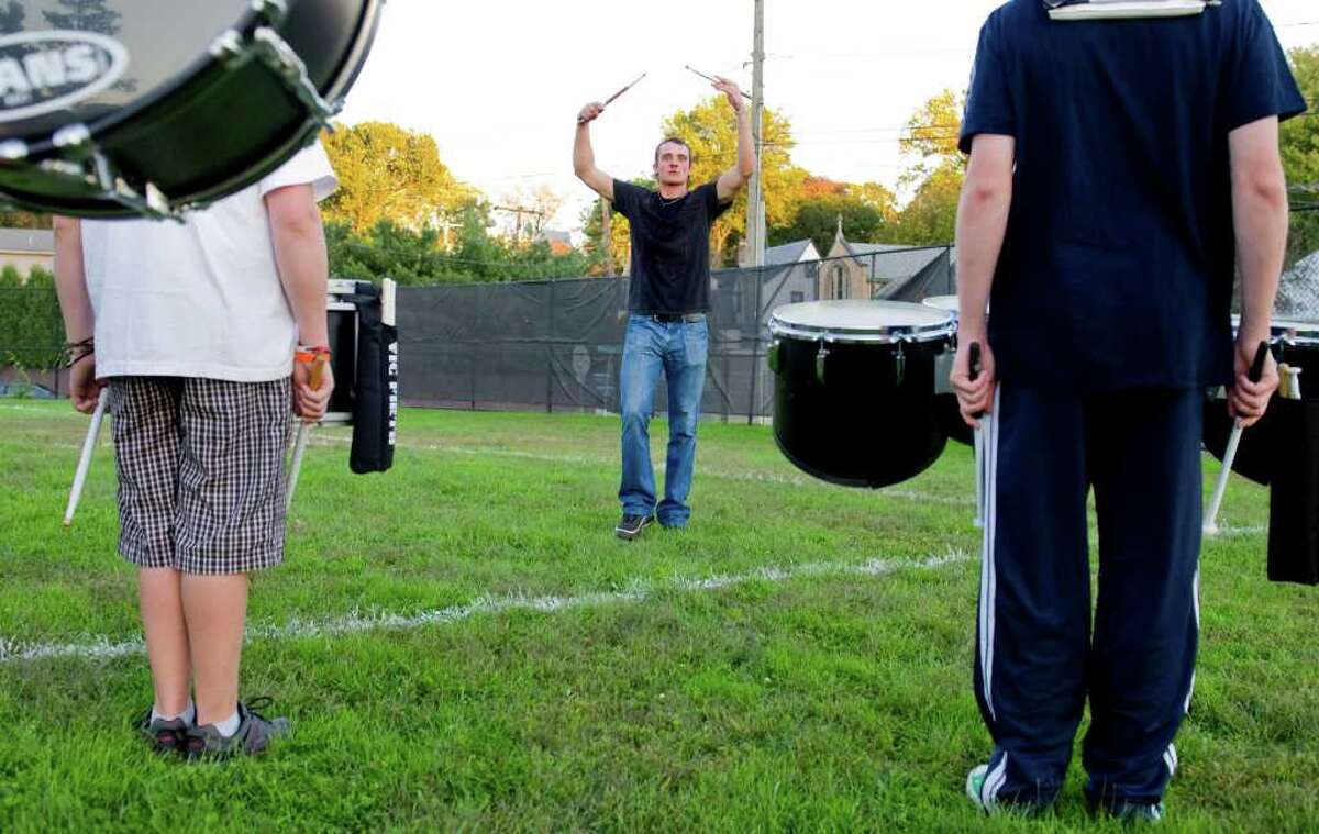 Stamford High School alums revitalize marching band