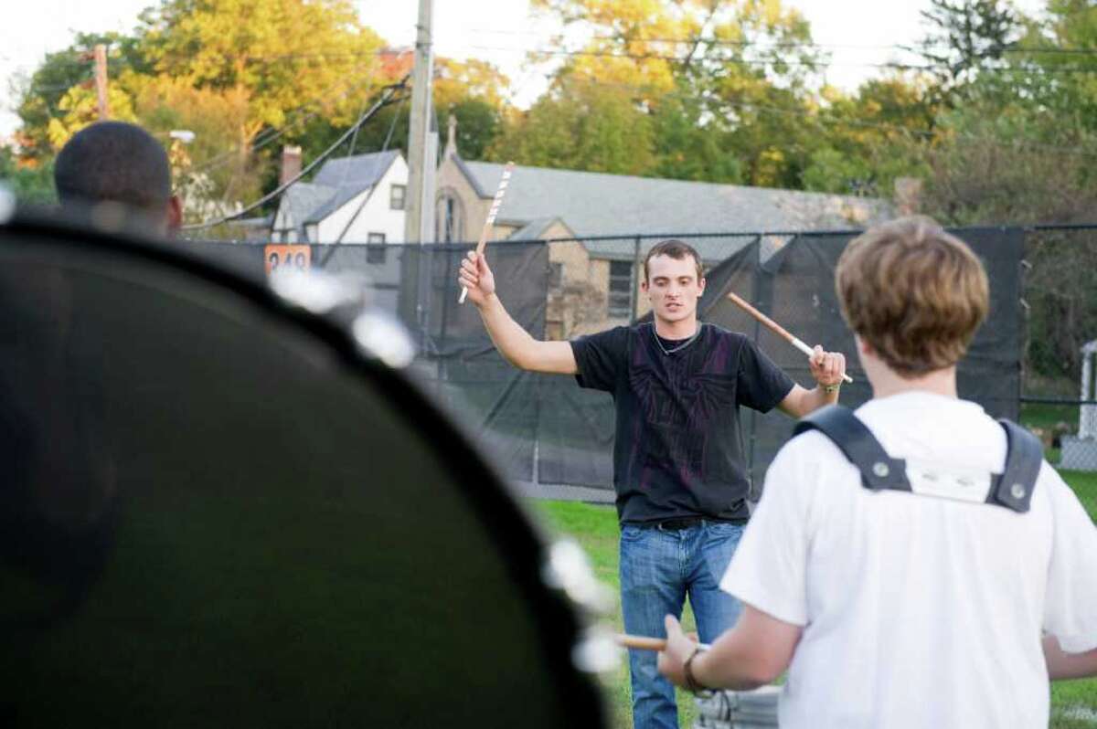 Stamford High School alums revitalize marching band