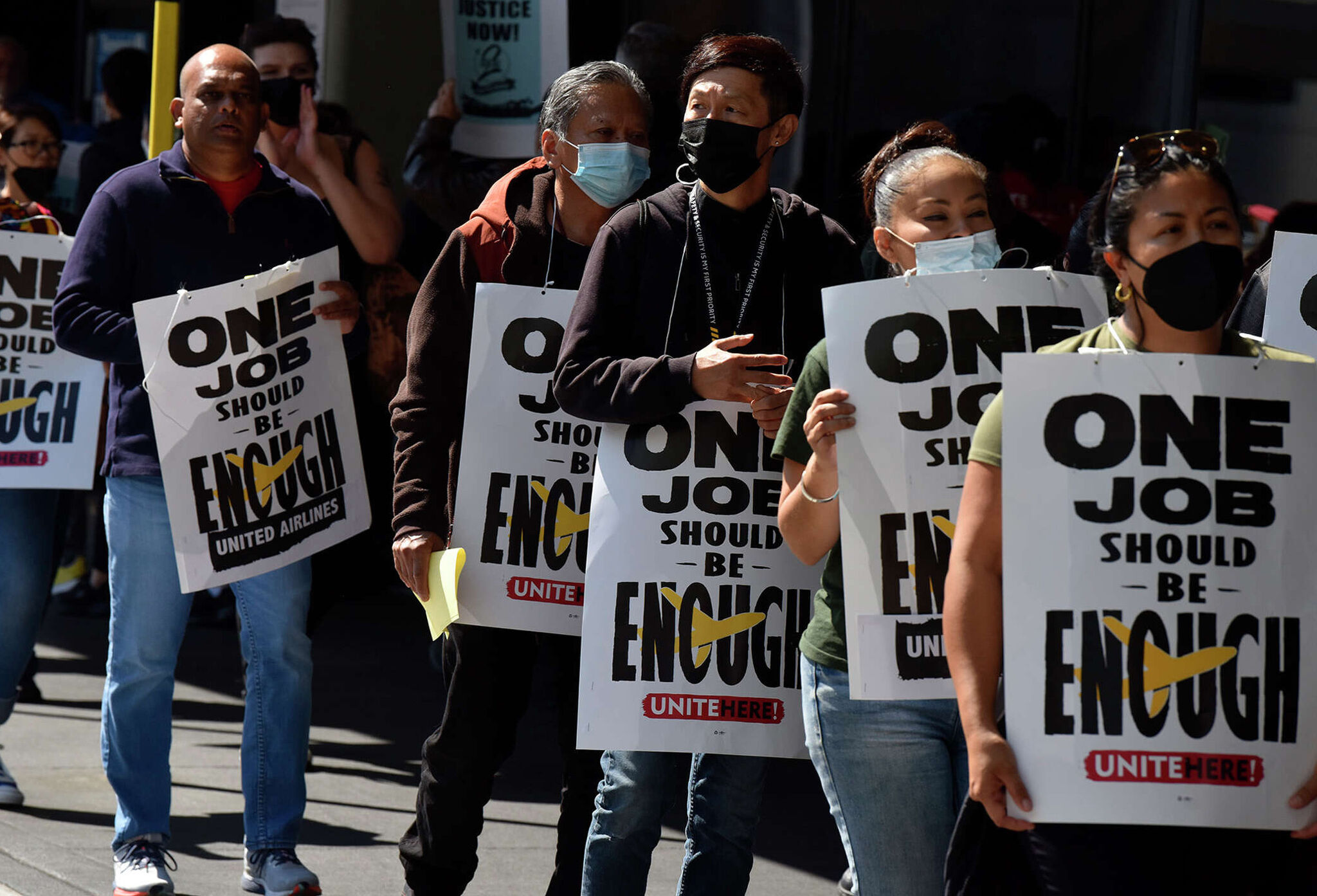 La mayoría de los restaurantes SFO han estado cerrados debido a las huelgas de los trabajadores.