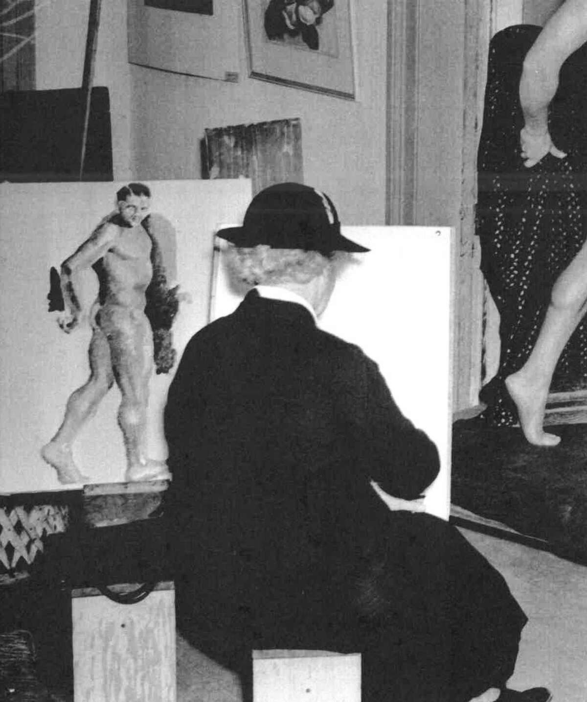 S.A. postcard scene may have been the work of artist/activist