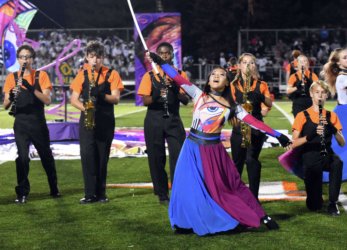 Edwardsville High School Marching Tigers Peform At Halftime Tiger Edwardsville High School Marching Tigers Peform At Halftime Tiger