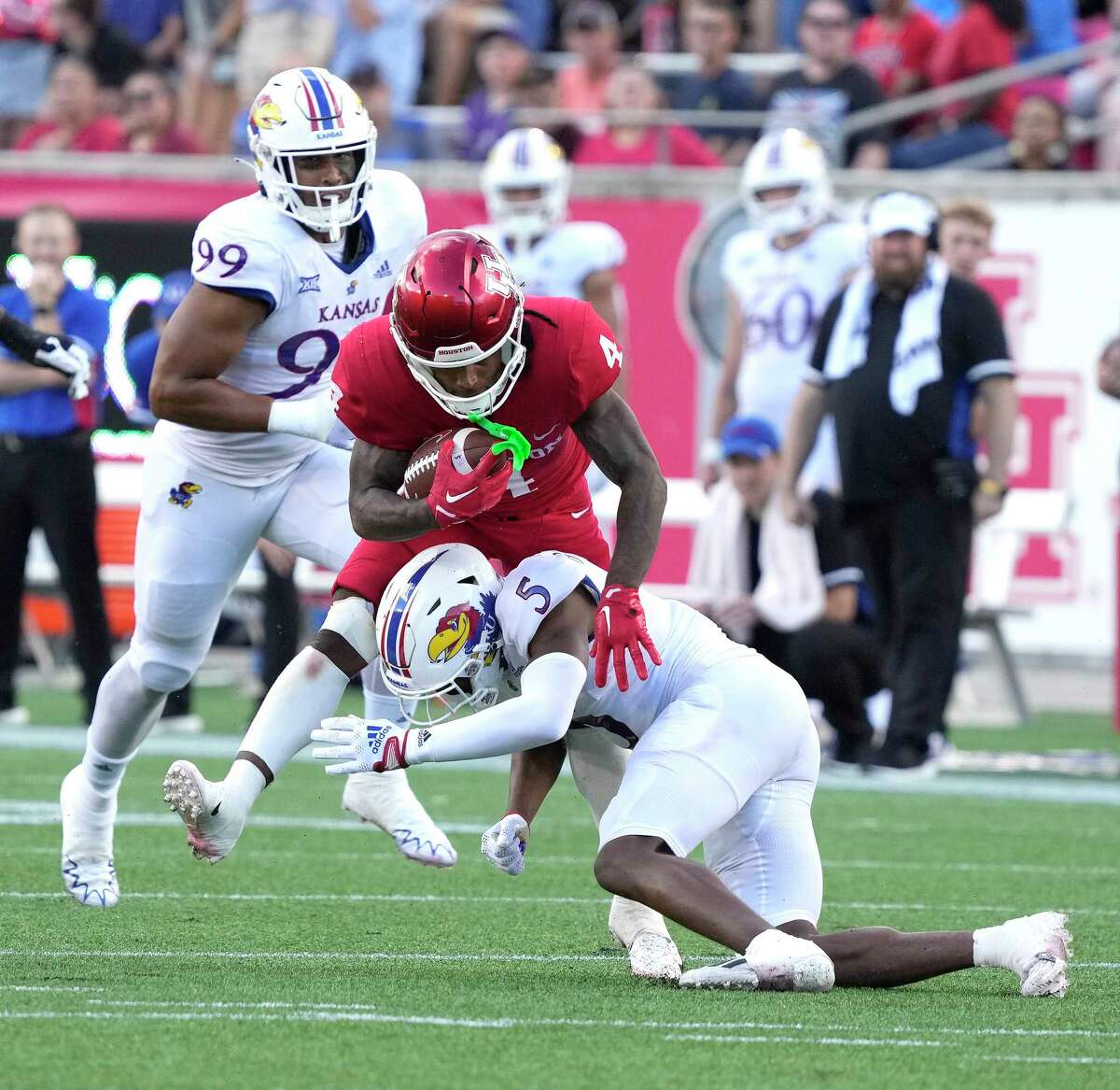 Houston Cougars suffer blowout loss to Kansas Jayhawks