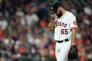 José Urquidy stumbles in Astros' loss to A's