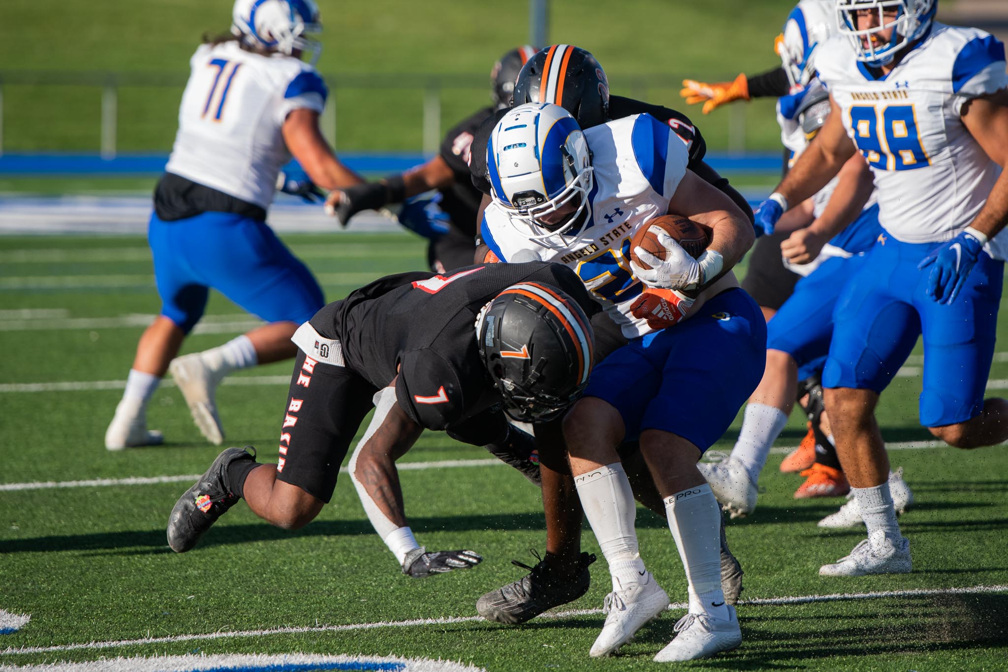 COLLEGE FOOTBALL No. 5 Angelo State holds off late charge by UTPB