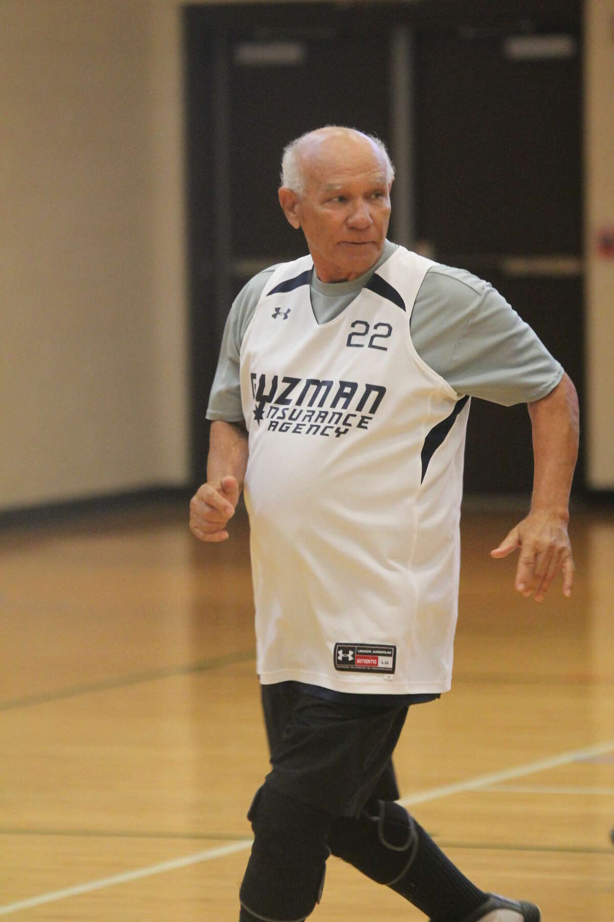 At 78 years old, George Gutierrez continues to do what he loves: playing basketball.