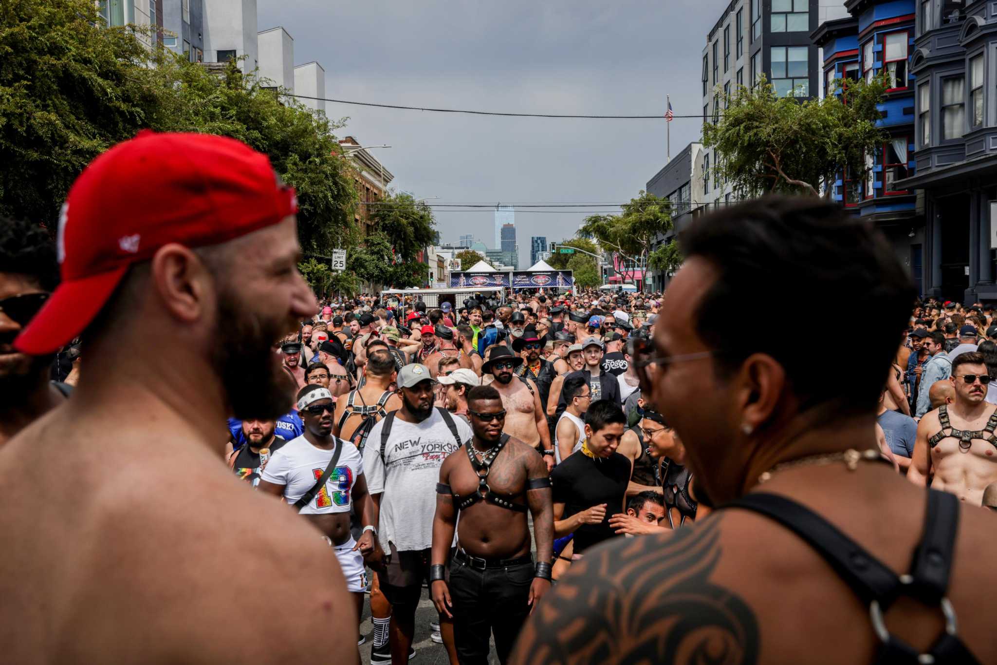 Rain and leather do not go together': Rain cancels the LeatherWalk in LGBTQ  cultural district