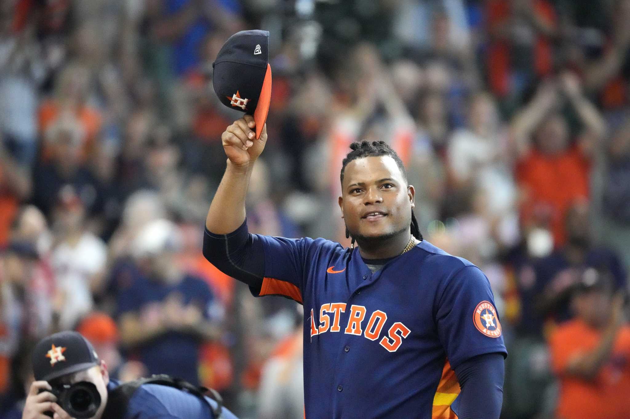 Houston Astros Starting Pitcher Framber Valdez Sets Quality Start Record in  Series Win Over the Oakland A's - Sports Illustrated Inside The Astros