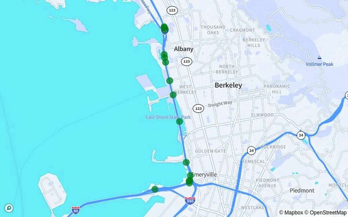 This stretch of I-80 from Emeryville to Albany was the second deadliest road in the state, according to MoneyGeek.