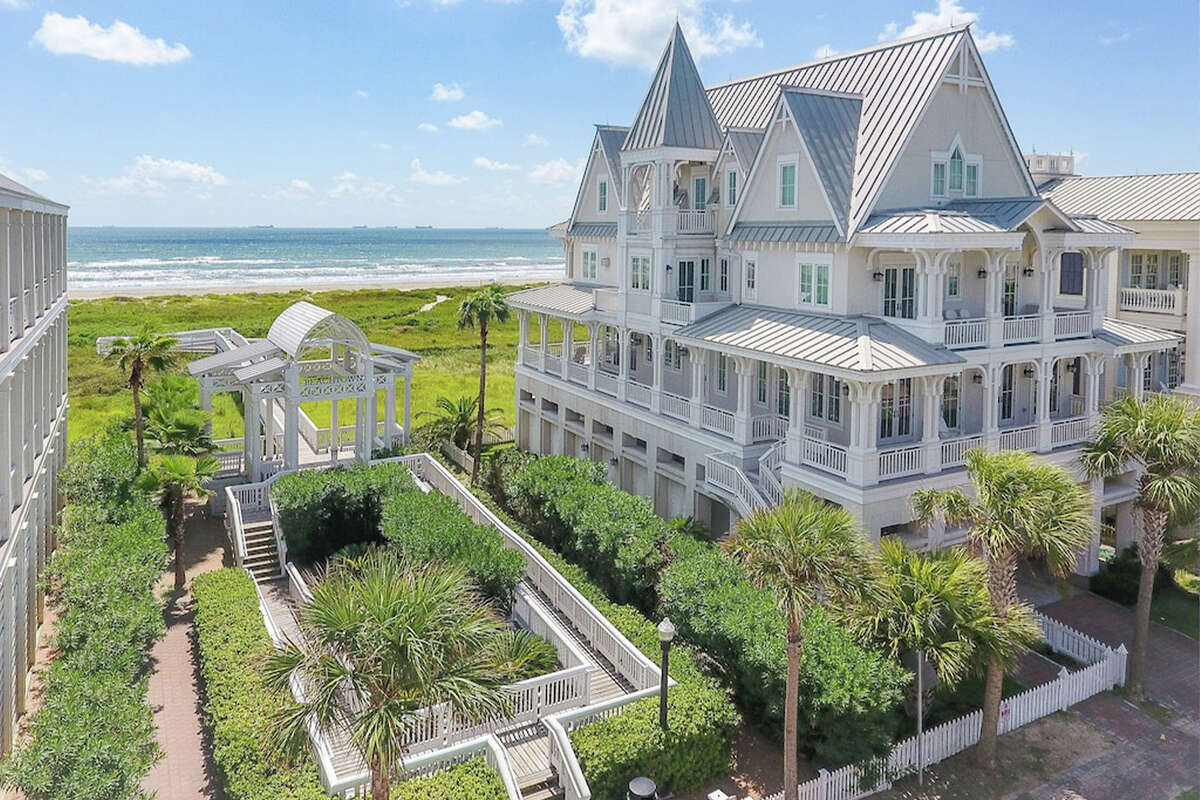Escape to this castle on the beach in Galveston for a weekend getaway