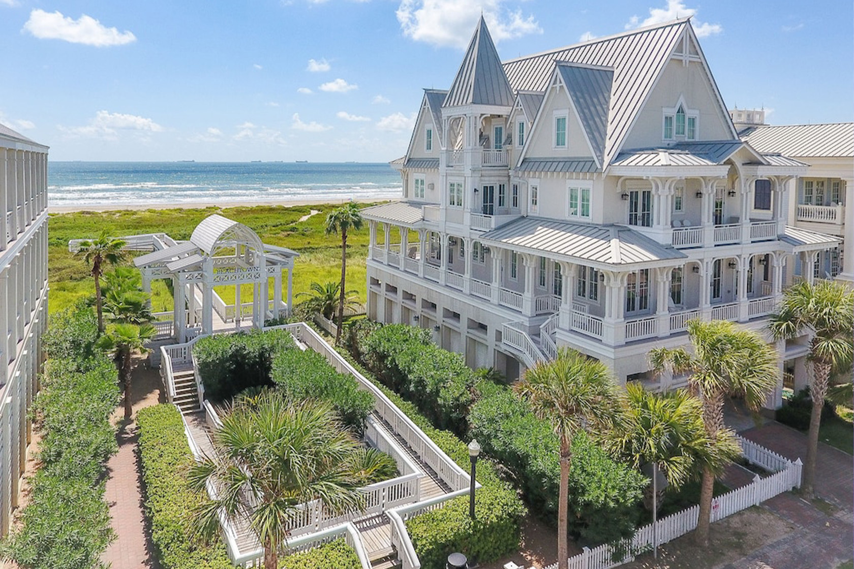 Escape to this castle on the beach in Galveston for a weekend getaway