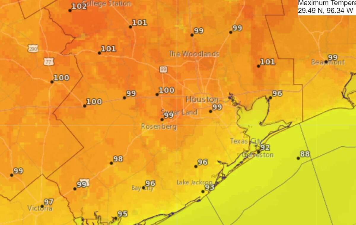 Houston temperatures could reach 100 on first day of fall