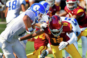 Darien football shuts out Bridgeport Central for first victory