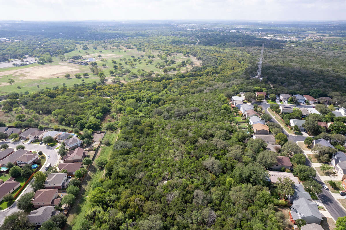 Alamo Airborne took drone footage of the area of the proposed development adjacent and connected to O.P. Schnabel Park.