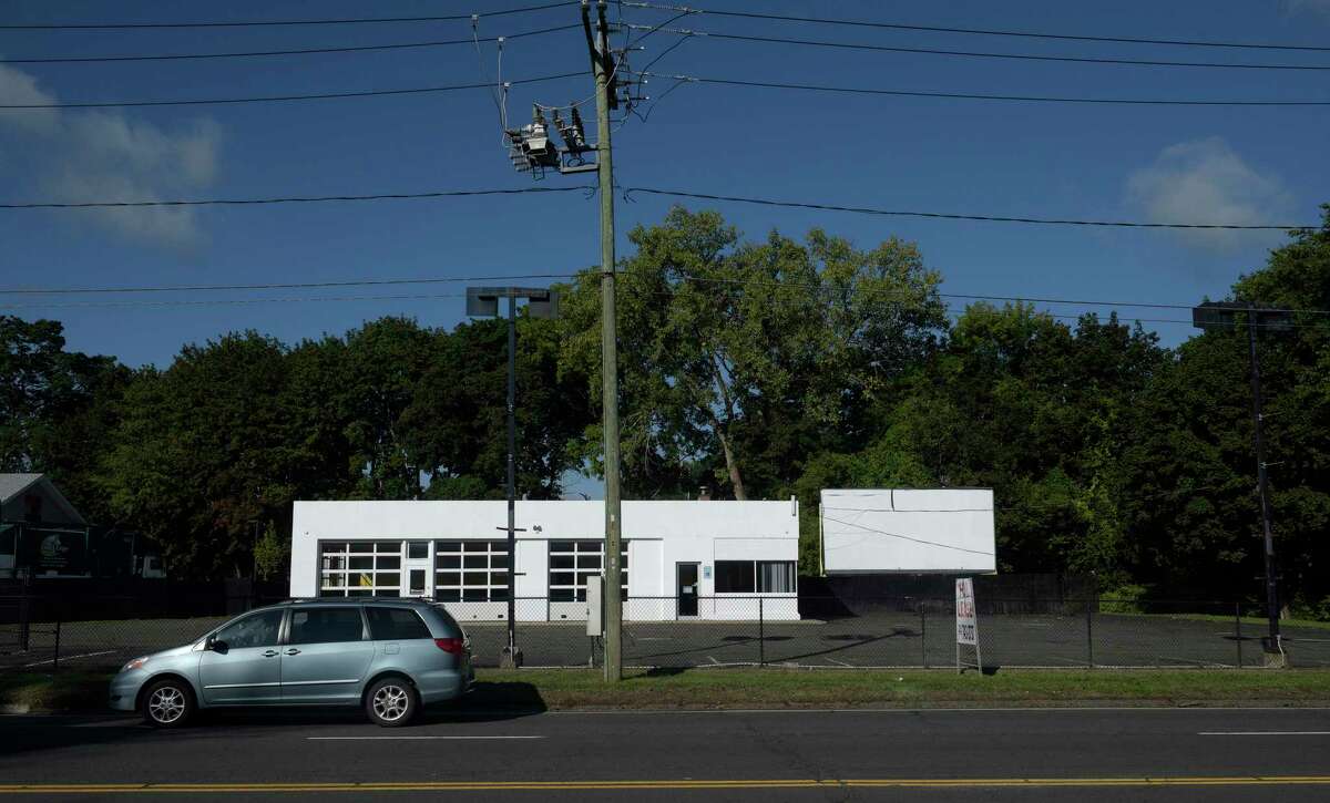 A cannabis licensee is seeking to open an adult-use location at 108 Federal Road, in Danbury, Conn, a former equipment rental business location. Tuesday, September, 20, 2022.