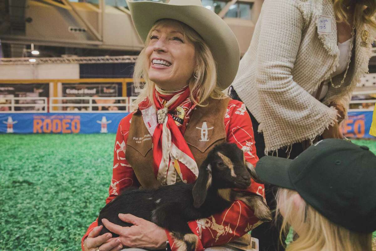Earlier this year, the Houston Livestock Show and Rodeo announced that Pat Mann Phillips is now the first woman to become chairman of the board elect. She's eligible for the big job, chairman of the board, in 2024.
