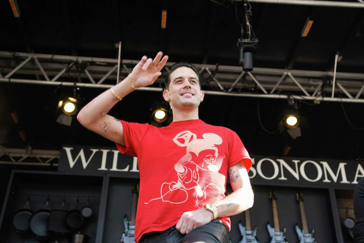 G-Eazy on the Williams Sonoma Culinary Stage at BottleRock in Napa on Sept. 3, 2021.