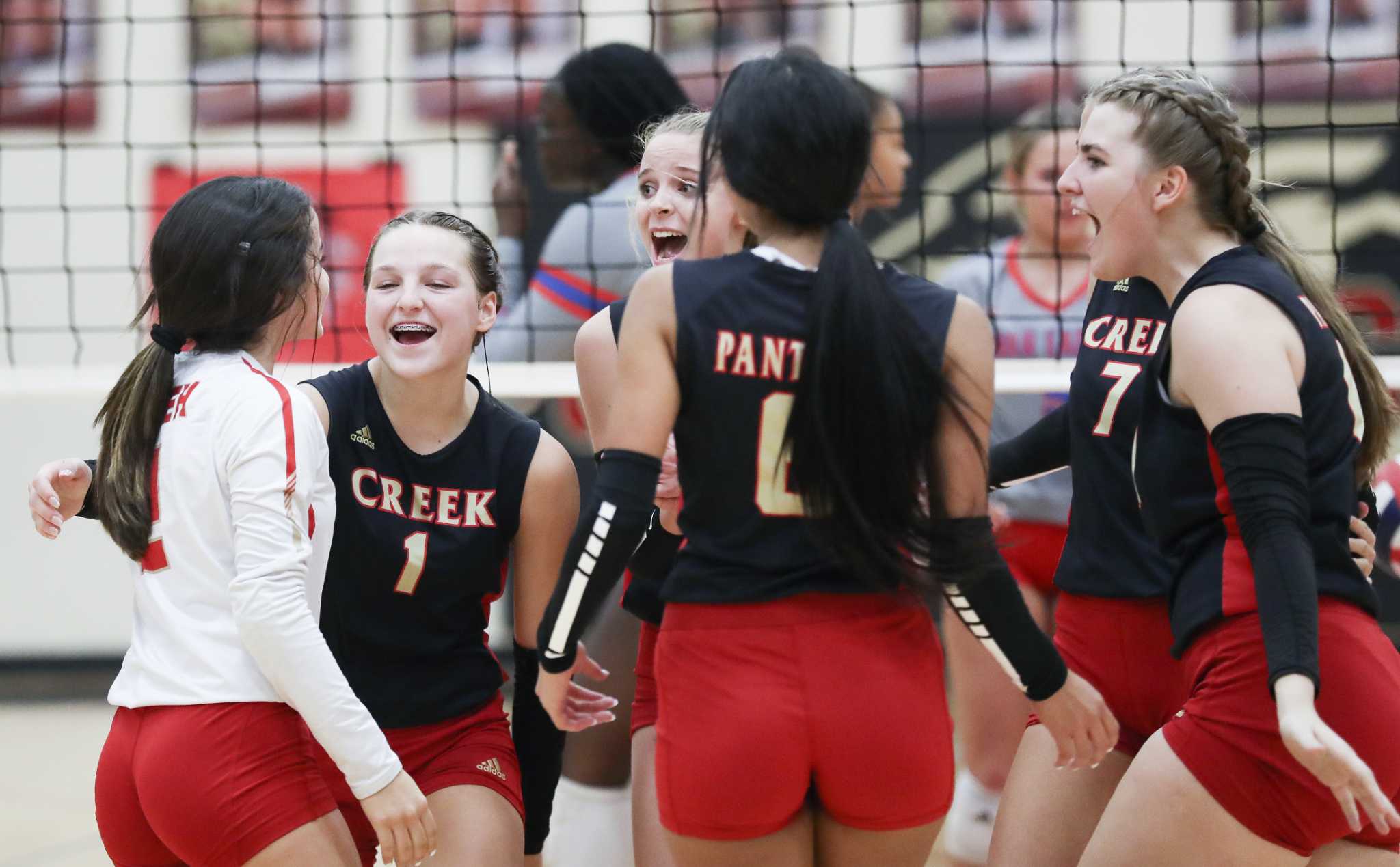 Caney Creek wins at Cleveland; Woods picks up milestone dig for Lake Creek