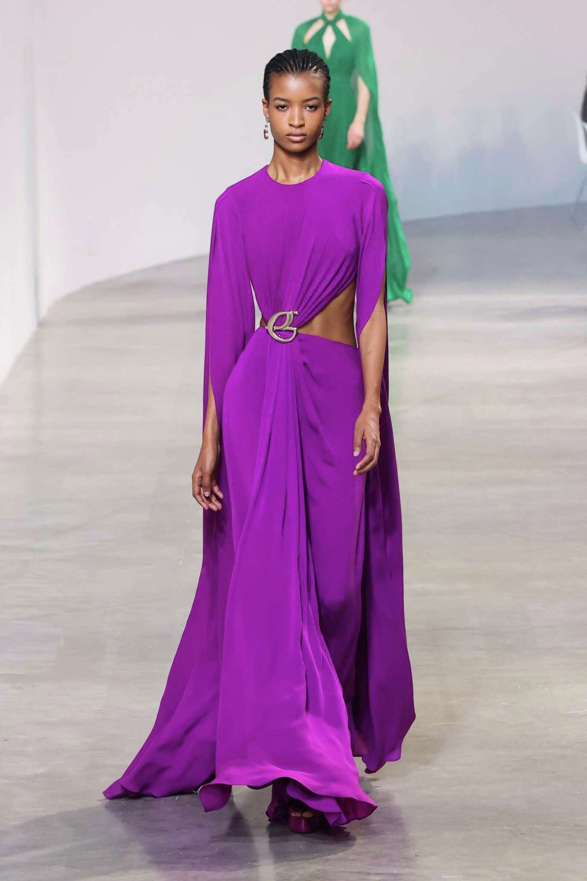 fitted lace wedding dress 2004 F/W Alexander McQueen Purple Tie Runway Dress  Shrimpton Couture