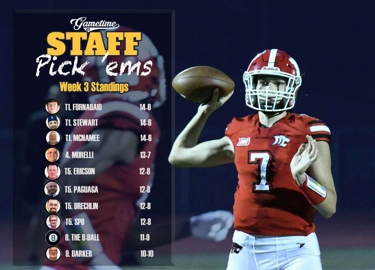 GameTimeCT high school football staff Picks for week 3 of the season.